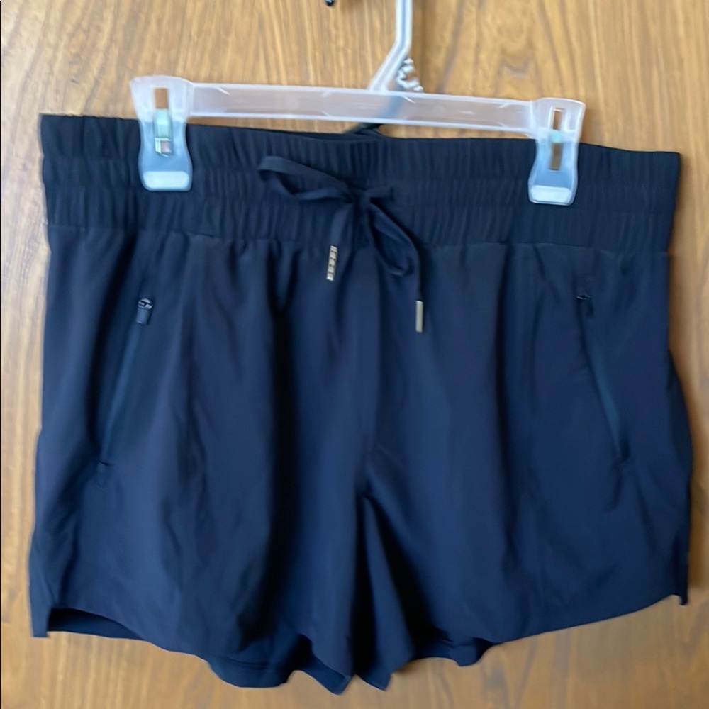 All in Motion Black Athletic Shorts Lightweight Elastic Waistband